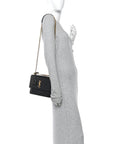 Calfskin Medium Monogram Sunset Black