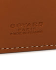 Goyardine Grenelle Passport Wallet Black Gold