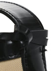 Vintage Check Shoulder Bag Black