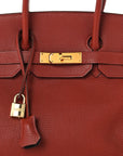 Togo Verso Birkin 35 Brique Ebene