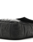 Nappa FF 1974 Embossed Large Baguette Black
