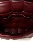 Nappa Maxi Intreccio Padded Cassette Crossbody Bag Barolo