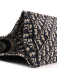 Oblique Large Book Tote Blue Multicolor
