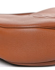 Supple Calfskin Medium Triomphe Heloise Shoulder Bag Tan