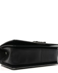 Jersey Embroidered Medium Boy Flap Black Silver