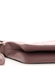 Lambskin Cannage Milly Mini Drawstring Bag Pink Peony