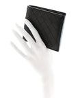Nappa Intrecciato Bi-Fold Wallet Ebano