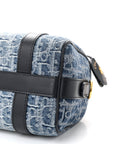Denim Oblique Groove 20 Bag Blue