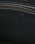 Grained Calfskin Mini 2.0 Everyday North South Shoulder Tote Bag Black