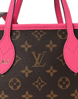 Monogram Neverfull Inside Out Bandouliere BB Rose Pondichery