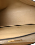 Ostrich Kelly Pochette Clutch Parchemin