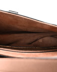 Grained Calfskin Saddle Bag Blush