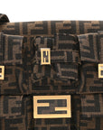 Fabric Jacquard FF 1974 Multipocket Baguette Tobacco Moro