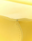 Smooth Calfskin La Petite Pochette Rond Carre Yellow