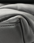 Lambskin Quilted Toy Loulou Puffer Monogram Chain Satchel Fog