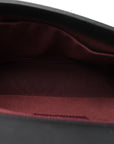 Calfskin Caviar Suede Chevron New Medium Boy Flap Black