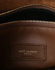 Suede Shearling Small Le 5 A 7 Soft Hobo Dark Sigaro Natural Beige