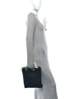 Canvas Taurillon Silk Petit H Tote Multicolor