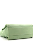 Mixed Fibers Small Deauville Tote Green