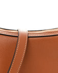 Supple Calfskin Small Triomphe Heloise Shoulder Bag Tan