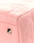 Lambskin Cannage Medium Lady D1OR Light Pink