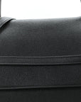 Grained Calfskin Mini Belt Bag Black