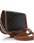 Triomphe Canvas Medium Folco Bag Tan