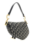 Oblique Saddle Bag Blue