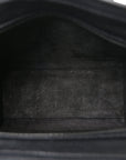 Drummed Calfskin Nano Luggage Black