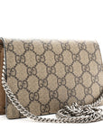 GG Supreme Monogram Super Mini Dionysus Shoulder Bag Taupe