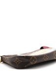 Monogram 2022 Christmas Animation Paris Mini Pochette Accessories Pink