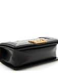 Caviar Quilted Small Boy Flap Black