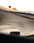 Straw Lux Boarded Dyana Lux Calfskin Small Jackie 1961 Hobo Dark Natural Blue