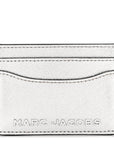 Metallic Saffiano Cardholder Silver