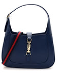 Sea Calfskin Web Medium Jackie 1961 Hobo Plastic Blue