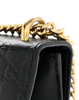 GCCIssima Small Padlock Shoulder Bag Black