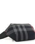 House Check Sonny Bum Bag Navy Grey