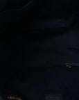 Lurex Canvas Medium Deauville Tote Navy Blue