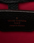Taurillon Capucines MM Black Fuchsia