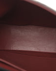 Lambskin Quilted Half Moon Flap Black