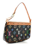 Monogram Multicolor Pochette Accessories Black