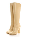 Patent Lambskin Atomic Boots 39 Rubber