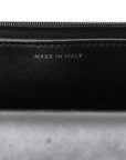 Lambskin Quilted Pillow Crush Wallet On Chain WOC Black
