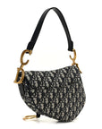 Oblique Saddle Bag Blue