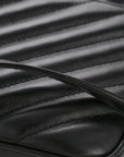 Calfskin Matelasse Monogram Lou Camera Bag Black