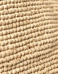 Raffia Mini Slit Tote Bag Natural Tan
