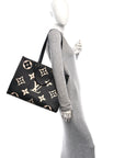 Empreinte Monogram Giant Onthego GM Black Beige