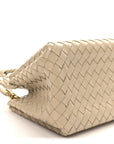 Nappa Intrecciato Medium Parachute Shoulder Bag Tufo