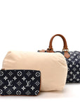 Calfskin Monogram Speedy P9 Bandouliere 30 Indigo