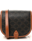 Triomphe Canvas Medium Folco Bag Tan